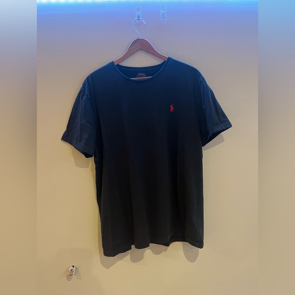 Polo Ralph Lauren black with red logo tee